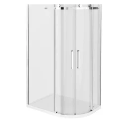 Nova Frameless 1200 X 800mm Offset Quadrant Enclosure -Villeroy Shop novaframeless800x1200mmoffsetquadrantenclosurenewd1