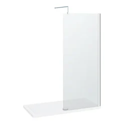 Nova 1400 X 700 Wet Room (800mm Screen + Tray) -Villeroy Shop nvpk2 detail1