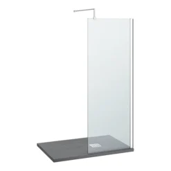 Nova 1200 X 800 Wet Room (700mm Screen + Slate Effect Tray) -Villeroy Shop nvpk6 detail1