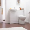 Sienna 500mm BTW Toilet Unit Inc. Cistern + Soft Close Seat (Depth 200mm)