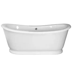 Old London Greenwich 1740 X 800mm Double Ended Slipper Freestanding Bath -Villeroy Shop oldlondongreenwichdoubleendedslipperfreestandingbathwithskirtldb002d1
