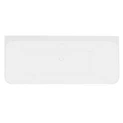 Orion Matt Grey Back To Wall Modern Square Bath (1700 X 740mm) -Villeroy Shop ori17gry nw d3