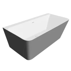 Orion Matt Grey Back To Wall Modern Square Bath (1700 X 740mm) -Villeroy Shop ori17gry nw d4
