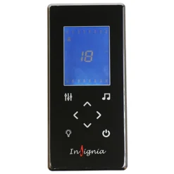 Insignia Platinum 1100 X 700mm Shower Cabin Black Frame