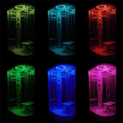 Insignia Platinum 1100 X 700mm Steam Shower Black Frame (3rd Generation) -Villeroy Shop pl11obfcgs d4