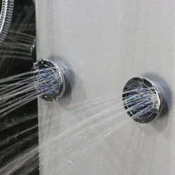 Insignia Platinum 1200 X 800mm Non-Steam Shower Cabin Black Frame -Villeroy Shop pl12lobfcg d1n