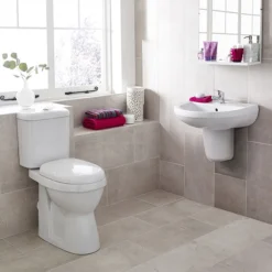 Nuie Caledon 555mm Basin With Semi Pedestal