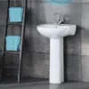 Nuie Lawton 550mm Basin With Full Pedestal