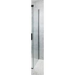 Crosswater Design+ Matt Black Side Panel For Sliding Door