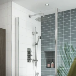 Ultra Quest Rectangular Concealed Thermostatic Triple Shower Valve