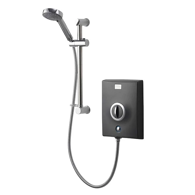 Aqualisa - Quartz Electric Shower - Graphite/Chrome 2 Aqualisa - Quartz Electric Shower - Graphite/Chrome - Image 2