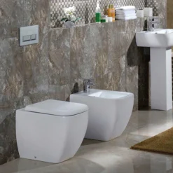 RAK Metropolitan Back To Wall Pan + Soft Close Urea Seat