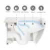 RAK Compact Deluxe Full Access (Open) Rimless WC With Soft Close Seat