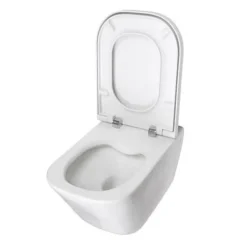 Roca The Gap Rimless Wall Hung Toilet + Compact Soft Close Seat -Villeroy Shop rcgpwc3 d1