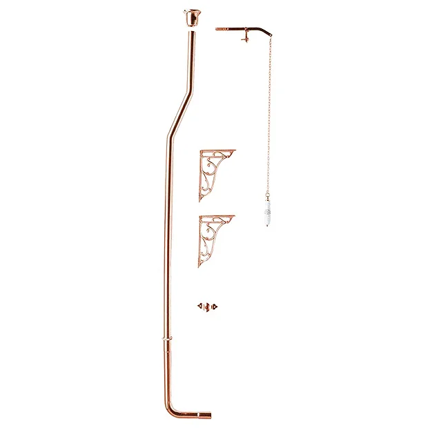 Chatsworth Rose Gold High Level Traditional Toilet 3 Chatsworth Rose Gold High Level Traditional Toilet - Image 3