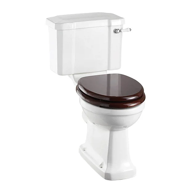 Burlington Rimless Close Coupled WC With 440mm Lever Cistern 2 Burlington Rimless Close Coupled WC With 440mm Lever Cistern - Image 2