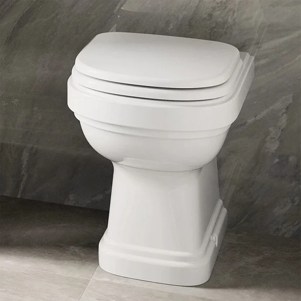 Burlington Riviera Back To Wall Toilet With Soft Close Seat 3 Burlington Riviera Back To Wall Toilet With Soft Close Seat - Image 3