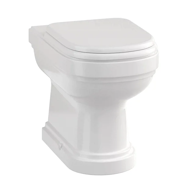 Burlington Riviera Back To Wall Toilet With Soft Close Seat 1 Burlington Riviera Back To Wall Toilet With Soft Close Seat