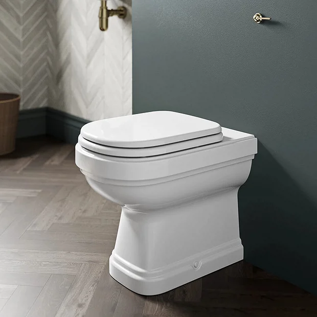 Burlington Riviera Back To Wall Toilet With Soft Close Seat 2 Burlington Riviera Back To Wall Toilet With Soft Close Seat - Image 2