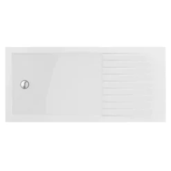 Nova 1700 X 800 Wet Room (1000mm Screen, Return Panel + Tray) -Villeroy Shop saturnwalkinenclosurewhingedreturn8mmtray1700x800mmd1