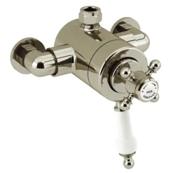 Heritage Hartlebury Exposed Shower With Premium Fixed Riser Kit - Vintage Gold