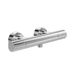 Villeroy & Boch Villeroy And Boch Universal Wall Mounted Round Thermostatic Shower Mixer Valve - Chrome