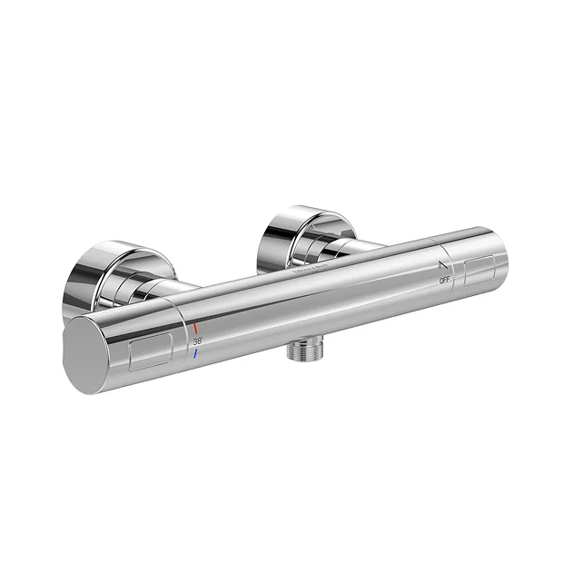 Villeroy & Boch Villeroy And Boch Universal Wall Mounted Round Thermostatic Shower Mixer Valve - Chrome 1 Villeroy & Boch Villeroy And Boch Universal Wall Mounted Round Thermostatic Shower Mixer Valve - Chrome