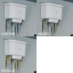 Silverdale Empire Art Deco High Level Toilet - Excludes Seat -Villeroy Shop silverdaleempireartdecohighleveltoiletd1