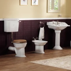 Silverdale Victorian Low Level Toilet - Excludes Seat