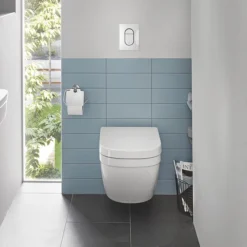Grohe Solido 0.82m Frame / Euro Compact Rimless Complete WC 5 In 1 Pack + FREE TOILET ROLL HOLDER -Villeroy Shop soli5in1 d3