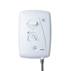 Triton T80Z 7.5 KW Fast-Fit Electric Shower - White/Chrome -Villeroy Shop sp8007zff d3