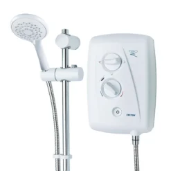 Triton T80Z 7.5 KW Fast-Fit Electric Shower - White/Chrome