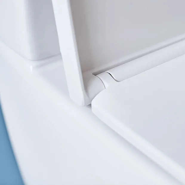 Britton Bathrooms Sphere Rimless Close Coupled Toilet + Soft Close Seat 5 Britton Bathrooms Sphere Rimless Close Coupled Toilet + Soft Close Seat - Image 5