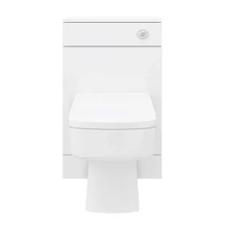 Nova High Gloss White BTW WC Unit Incl. Cistern + Square Pan W500 X D200mm -Villeroy Shop sqnovabtwunit n d1