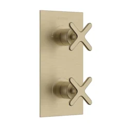Heritage Salcombe 1 Outlet Concealed Thermostatic Shower Valve - Brushed Brass