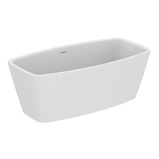 Ideal Standard Adapto 1550 X 800mm Freestanding Double Ended Bath With Clicker Waste 2 Ideal Standard Adapto 1550 X 800mm Freestanding Double Ended Bath With Clicker Waste - Image 2