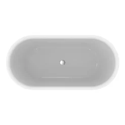 Ideal Standard Adapto 1550 X 750mm Oval Freestanding Double Ended Bath With Clicker Waste 7 Ideal Standard Adapto 1550 X 750mm Oval Freestanding Double Ended Bath With Clicker Waste -Villeroy Shop t465901 d1