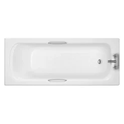 Trojan Granada II 2TH Acrylic Anti-Slip Bath With Twin Grip