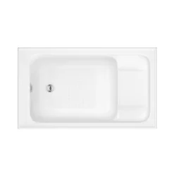 Trojan Kent 1220 Single Ended Acrylic Anti-Slip Bath With Seat