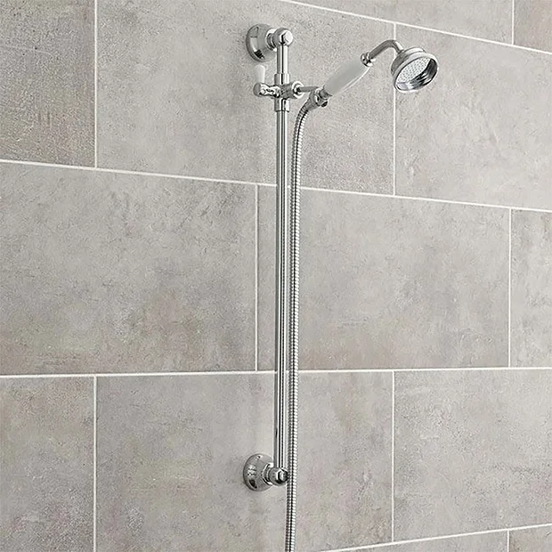 Hudson Reed Traditional Dual Exposed Thermostatic Shower Valve + Slider Rail Kit 1 Hudson Reed Traditional Dual Exposed Thermostatic Shower Valve + Slider Rail Kit