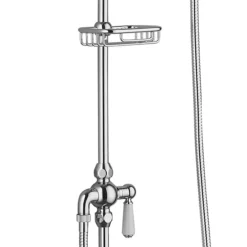 Trafalgar Traditional Deluxe Exposed Shower - Chrome -Villeroy Shop ttdxc d4