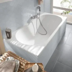 Villeroy & Boch Villeroy And Boch O.novo Single Ended Rectangular Bath -Villeroy Shop uba160cas2v01 d2