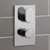 Ultra Ratio Concealed Twin Shower Valve With Built-in Diverter