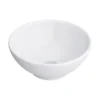Venice Floating Basin Shelf (Gloss Grey - 1200mm Wide) Incl. 2 Round Basins