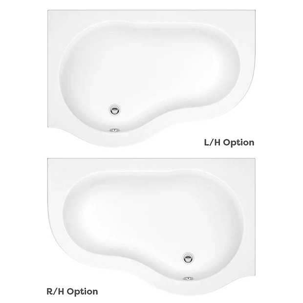 Venice 1500mm Curved Corner Shower Bath + Panel 1 Venice 1500mm Curved Corner Shower Bath + Panel