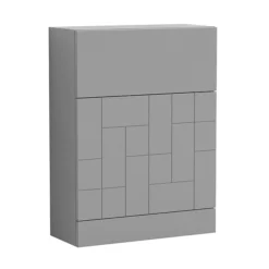 Venice Abstract Grey Complete Toilet Unit W. Pan, Cistern + Polished Chrome Flush 10 Venice Abstract Grey Complete Toilet Unit W. Pan, Cistern + Polished Chrome Flush -Villeroy Shop va6wcgrych d4