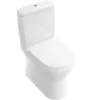 Villeroy & Boch Villeroy And Boch O.novo BTW Close Coupled Toilet (Bottom Entry Water Inlet) + Soft Close Seat