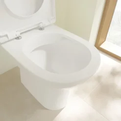 Villeroy & Boch Villeroy And Boch O.novo Rimless Close Coupled Toilet (Bottom Entry Water Inlet) + Soft Close Seat -Villeroy Shop vbonsisc d1 2