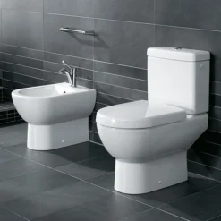 Villeroy & Boch Villeroy And Boch Subway Open Back Close Coupled Toilet + Soft Close Seat -Villeroy Shop vbsbccob d2