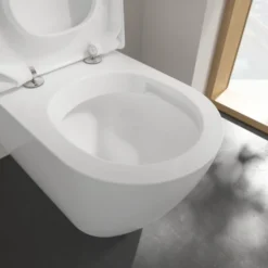 Villeroy & Boch Villeroy And Boch Subway 2.0 DirectFlush Rimless BTW Close Coupled Toilet (Bottom Entry Water Inlet) + Soft Close Seat